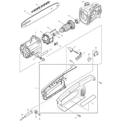 Makita UC3500A - Chain Saw - Power Tool 01 Diagram