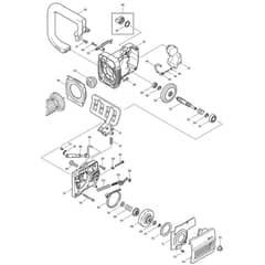 Makita UC3500A - Chain Saw - Power Tool 02 Diagram