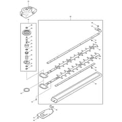 Makita UH4520 - Hedge Trimmer 450mm - Power Tool 02 Diagram