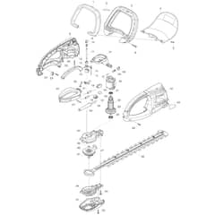 Makita UH4570 - Hedge Trimmer 450mm - Power Tool Diagram