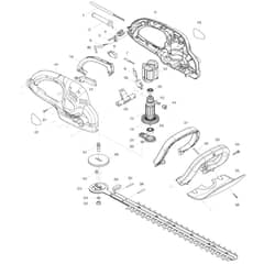 Makita UH4861 - Hedge Trimmer - Power Tool Diagram