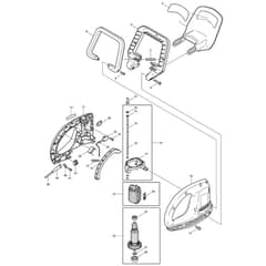Makita UH5520 - Hedge Trimmer - Power Tool 01 Diagram