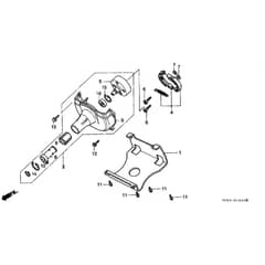 Honda UMK422-LT4E -  Fan Cover Diagram