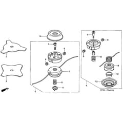 Honda UMK422-UT3D -  Blade Diagram