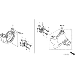 Honda UMK425E1-UEET -  Fan Cover, Clutch Diagram