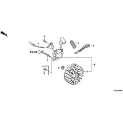 Honda UMK425E-L3EA -  Flywheel, Ignition Coil Diagram