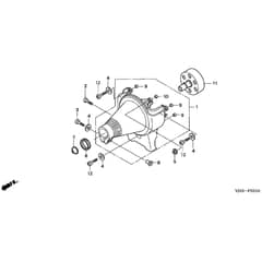 Honda UMK425E-UEA -  Fan Cover Diagram