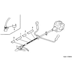 Honda UMK425E-UEE -  Label 02 Diagram