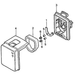 Honda UMK431-LNC -  Air Cleaner Diagram