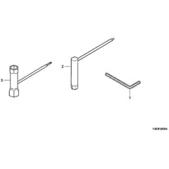Honda UMK431E-LE -  Tool Diagram