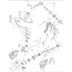 Makita UR006G - Cordless Grass Trimmer - Power Tool Diagram