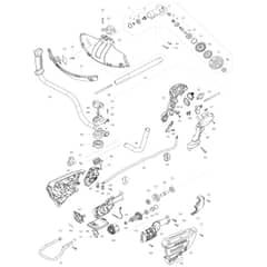 Makita UR016G - Cordless Grass Trimmer - Power Tool Diagram