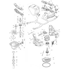 Makita UT001G - Cordless Mixer - Power Tool Diagram