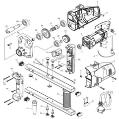 Makita UT1200 - Power Mixer - Power Tool Diagram