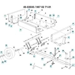 McCulloch Utility Cart - 2015-10 - Accessories Parts Diagram