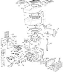 V35 - 2011-2012 - 118550157/1_100002 - Mountfield Engine Main Assembly Diagram