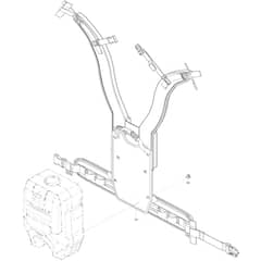 Makita VC008G - Cordless Bckpck Vacuum Cleaner - Power Tool 02 Diagram