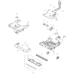 Makita VC010G - Cordless Upright Cleaner - Power Tool 02 Diagram