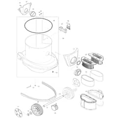 Makita VC2211M - Vacuum Cleaner - Power Tool 04 Diagram