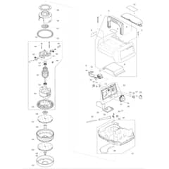 Makita VC3210L - Vacuum Cleaner - Power Tool 01 Diagram
