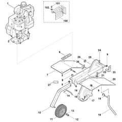 Viking VH400 - Basic Unit, Engine - Parts Diagram