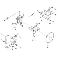 Viking VH400 - Hoe Assy. - Parts Diagram