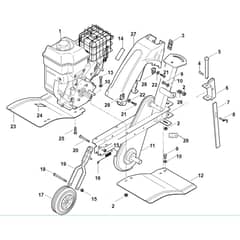 Viking VH540 - Basic Unit, Engine - Parts Diagram