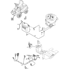 VILLA 12 - 2014-2015 - 13-2725-35 - Stiga Front Mower Electric System Diagram