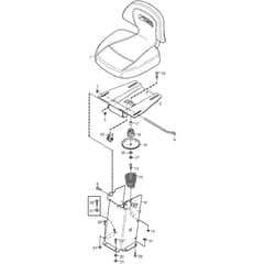 VILLA 12 - 2014-2015 - 13-2725-35 - Stiga Front Mower Seat Diagram