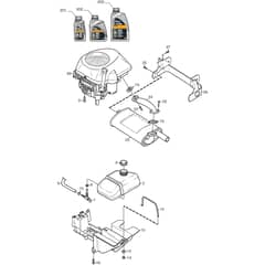 VILLA 12 - 2016-2020 - 2F2700141/S16 - Stiga Front Mower Engine Diagram