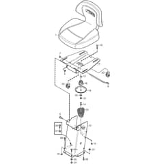 VILLA 13 - 2015 - 13-2717-56 - Stiga Front Mower Seat Diagram