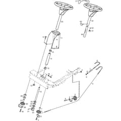 VILLA 13 HST -  2015 - 13-2729-75 - Stiga Front Mower Steering Diagram