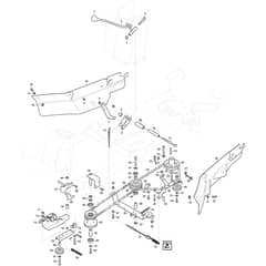 VILLA 13 HST - 2017-2019 - 2F2720321/S17 - Stiga Front Mower PTO Diagram