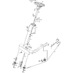 VILLA 14 HST - 2016-2020 - 2F2720421/S16 - Stiga Front Mower Steering Diagram