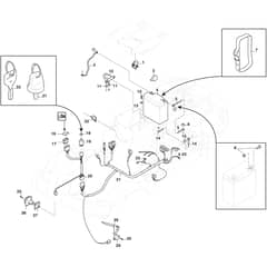 VILLA 15 HST - 2021 - 2F2720541/ST1P - Stiga Front Mower Electric Parts Diagram