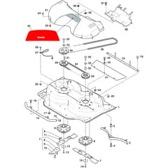 VILLA 85 COMBI - 2019-2020 - 2D2708511/S16 - Stiga Front Mower Transmission Diagram