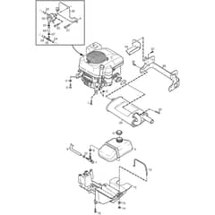 VILLA SILENT - 2010-2015 - 13-2728-14 - Stiga Front Mower Engine Diagram