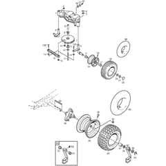 VILLA SILENT - 2010-2015 - 13-2728-14 - Stiga Front Mower Wheel Diagram
