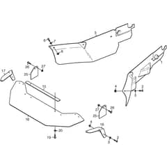 VILLA SILENT - 2011-2012 - 13-2728-34 - Stiga Front Mower Body Works 02 Diagram