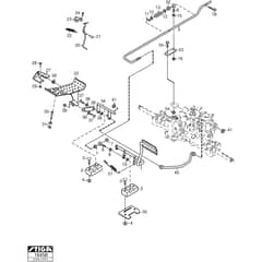VILLA SILENT - 2011-2012 - 13-2728-34 - Stiga Front Mower Foot Controls Diagram