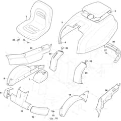 VILLA SPRING - 2021 - 2F2720421/ST1P - Stiga Front Mower Body Diagram
