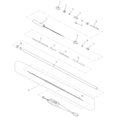 Makita VR001C - Cordless Concrete Vibrator - Power Tool 01 Diagram
