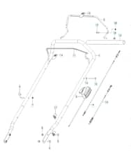 Husqvarna W21 H - Handle & Controls