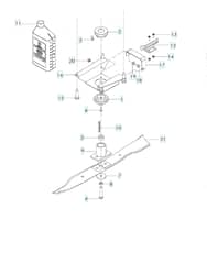 Husqvarna W21 K - Engine Plate