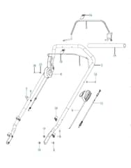 Husqvarna W21 SBHC - Handle & Controls