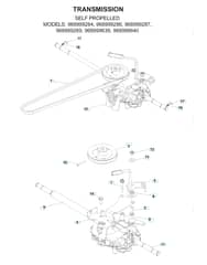 Husqvarna W21SBKC - Transmission
