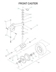 Husqvarna W3213A - 2001-9 - Casters
