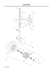 Husqvarna W3213P - 2008-6 - Casters