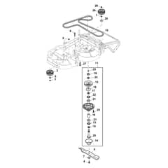 John Deere W36M - PC13627 - Mower Drive - ST940609