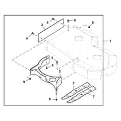 John Deere W36M - PC13627 - Mulch Kit - ST941387